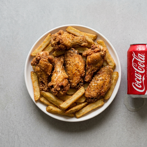 5 Pcs Crispy Fried Wings Meal 
