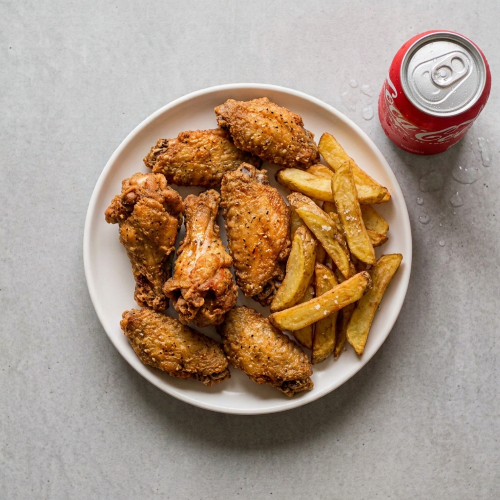 10 Pcs Crispy Fried Wings Meal 