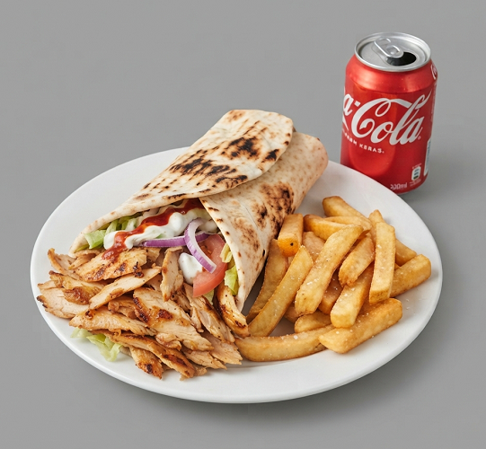 Shawarma Wrap Meal 