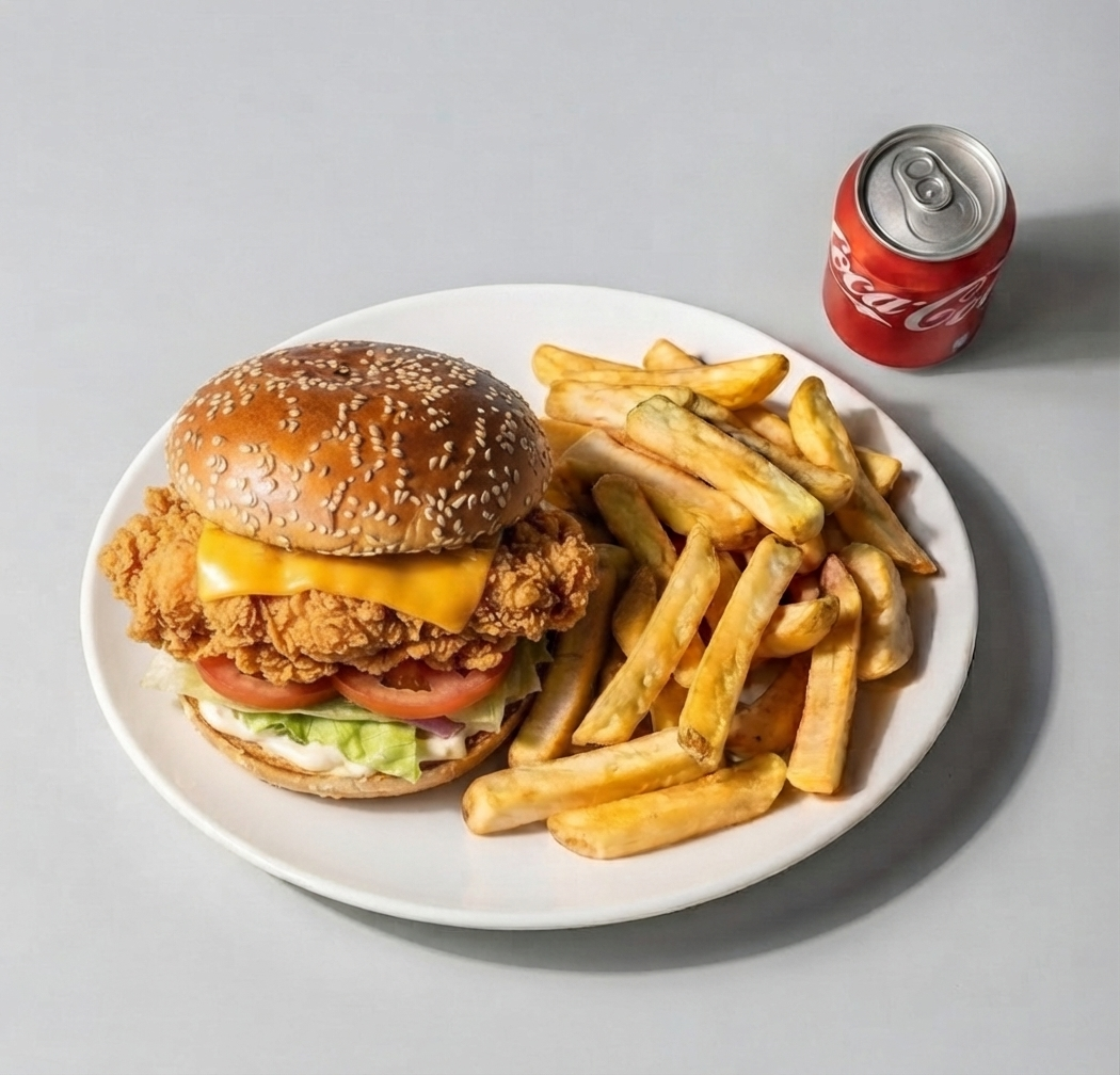 Chicken Burger Meal 