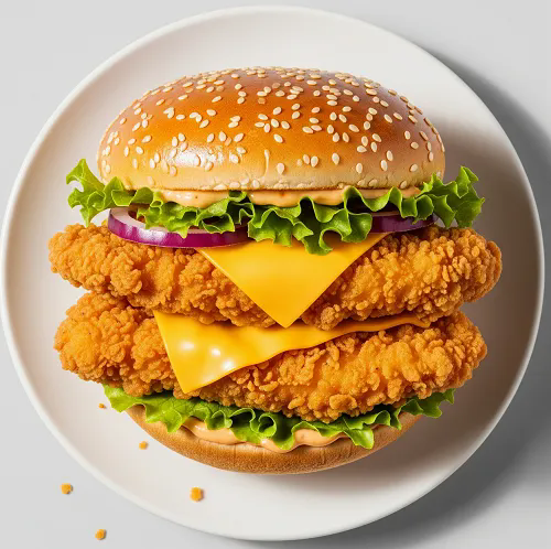 Double Chicken Burger 