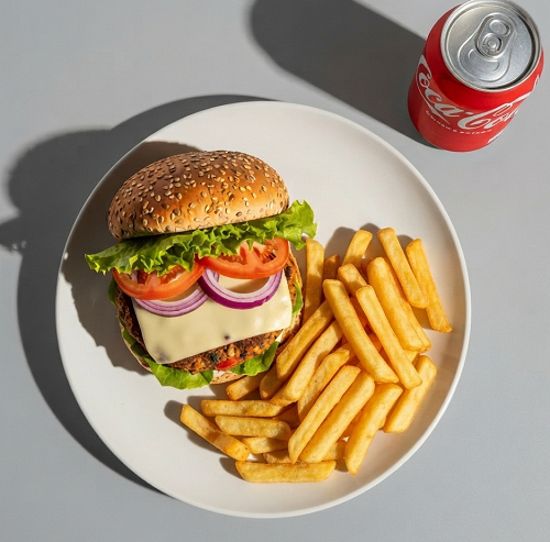 Viggie Supreme Burger Meal 