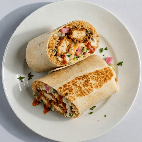 Double Chicken Burrito Wrap Meal 