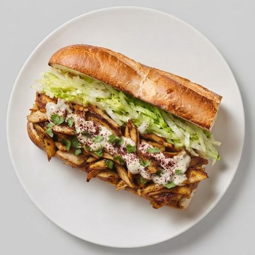 Chicken Doner Hoagies 