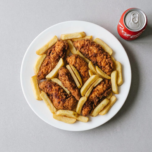 5 Pcs Crispy Fried Strip Meal 