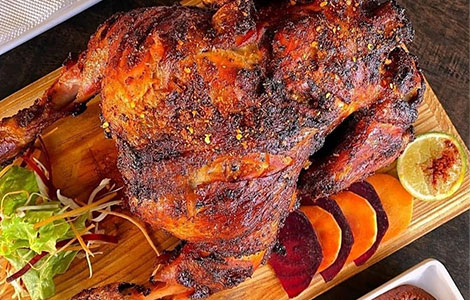 Peri Peri Grilled Whole Chicken